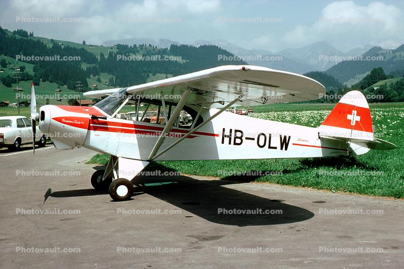 HB-OLW, Piper PA-18-180 Super Cub