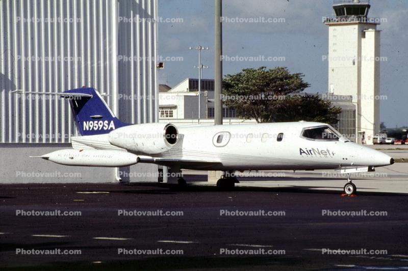 N959SA, Learjet, Airnet, Lear Jet 35