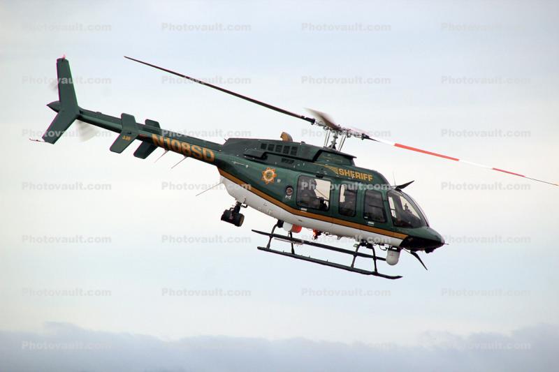 N108SD, Bell 407, Henry One, Sonoma County Sheriff Helicopter