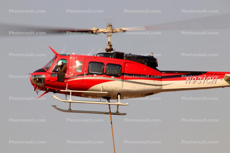 N931CH H510, Bell 205A-1, Helicopter Base for the Sonoma County Fires of October 2017