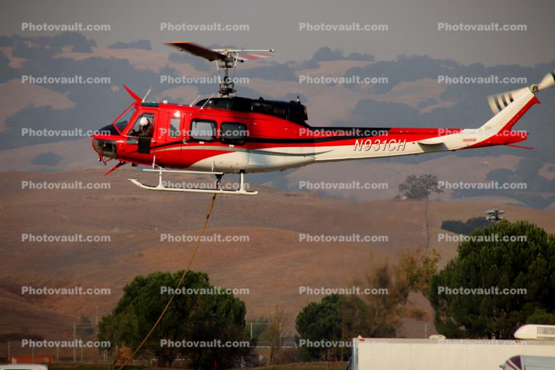 N931CH, Bell 205A-1, Helicopter Base for the Sonoma County Fires of October 2017