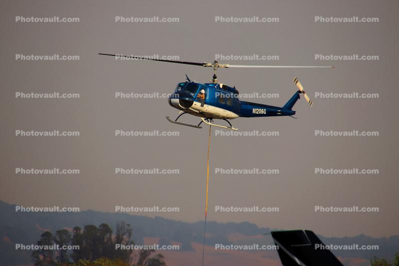 N1206G, Bell UH-1H Iroquois, Sonoma County Fires of October 2017