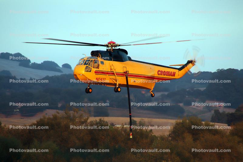 N1043T, Sikorsky HSS-2 Sea King, Sonoma County Fires of October 2017