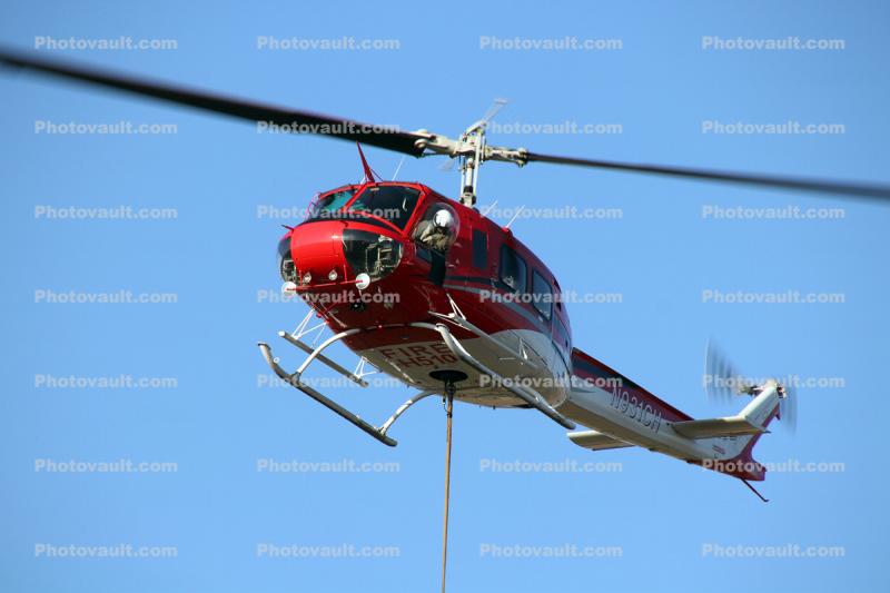 N931CH H510, Bell 205A-1, Helicopter Base for the Sonoma County Fires of October 2017