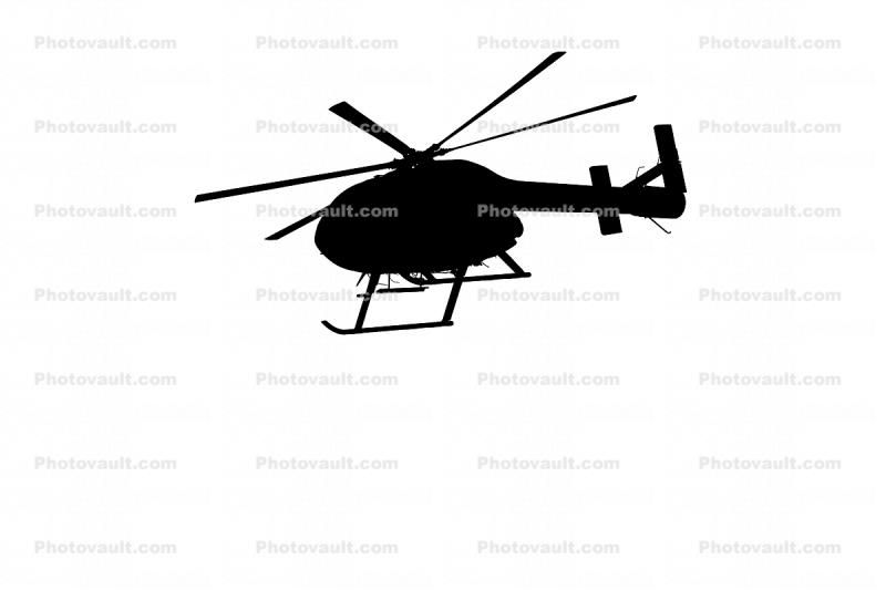 MD Helicopters 600N, Notar silhouette, 30 October 2019