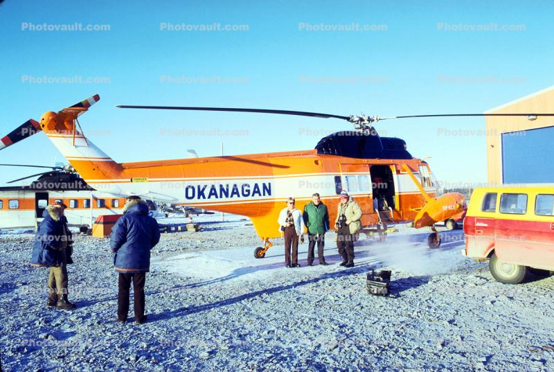 CF-ELO, Sikorsky S-62A, Okanagan Helicopters, Inuvik, NWT Canada