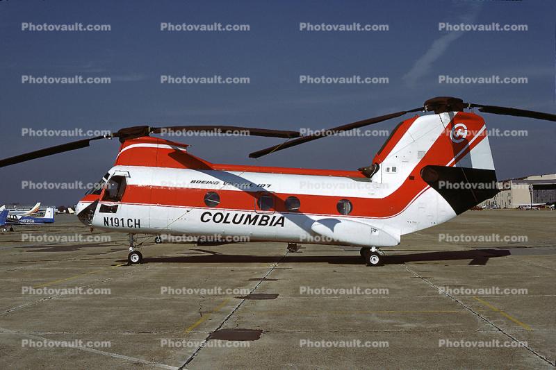 N191CH, Columbia Helicopter, Boeing Vertol 107