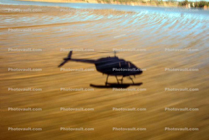 Bell 206 JetRanger, Landing Shadow, Mudflats