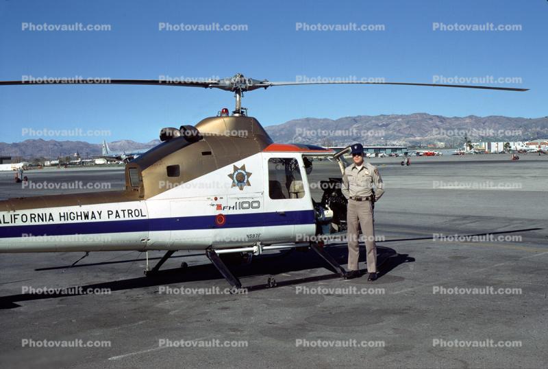 N 597F, FH1100, California Highway Patrol, CHP