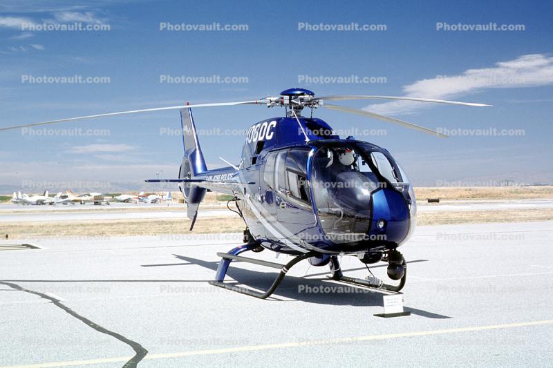 N408DC, Eurocopter EC-120B head-on, San Jose Police