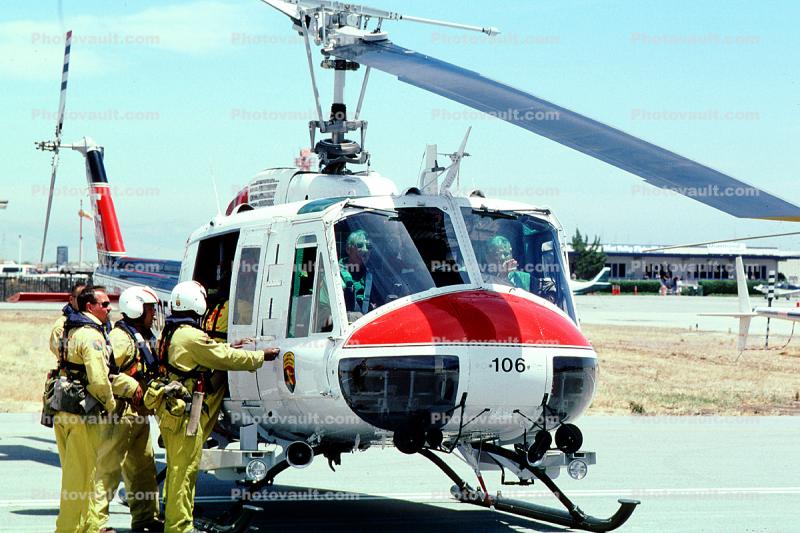 N495DF, Bell EH-1H, CDF, California Department of Forestry, 106