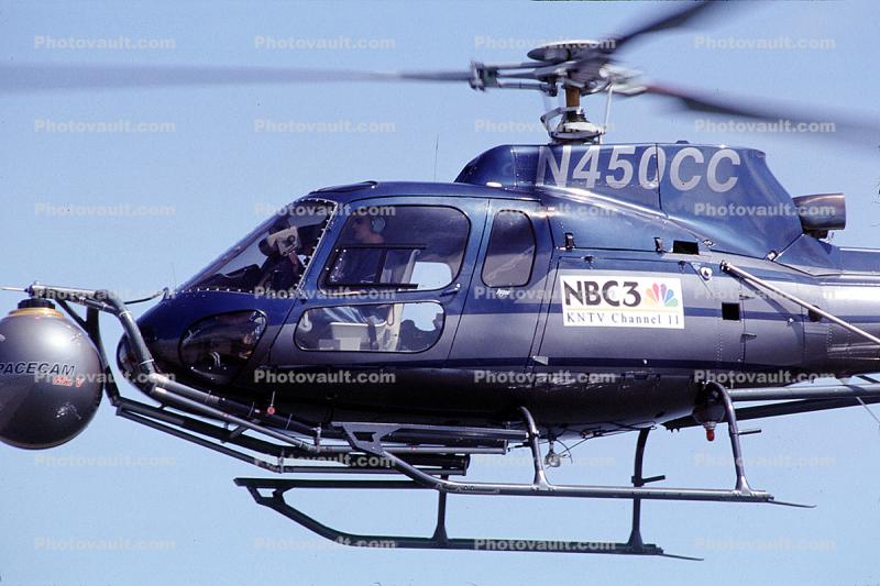 N450CC, NBC3, News, ball turret camera, Aerospatiale AS350 B2 ECUREUIL