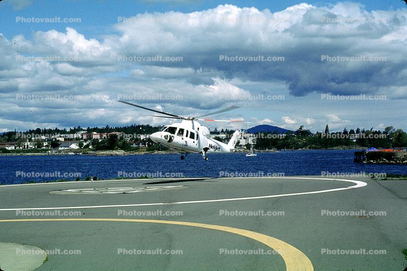 C-GHJG, Sikorsky S76A, Helijet Airways, Vancouver Harbour, Harbor