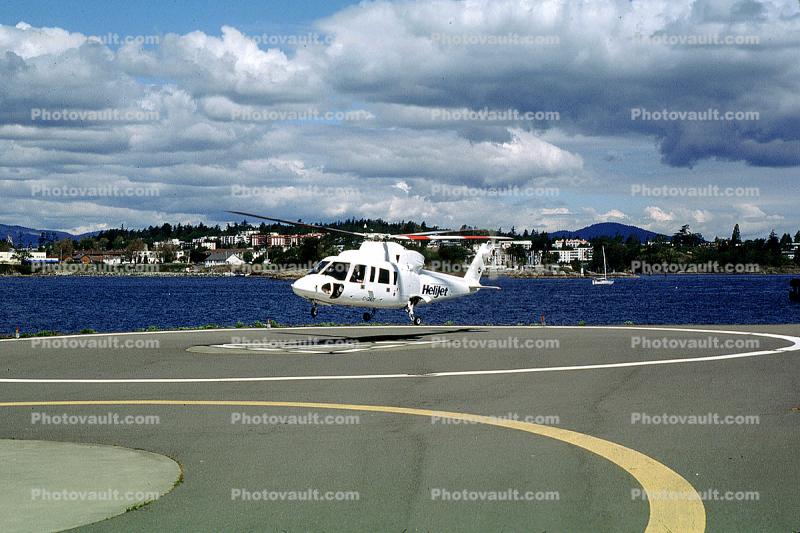 Sikorsky S76A, C-GHJG, Helijet Airways, Vancouver Harbour, Harbor