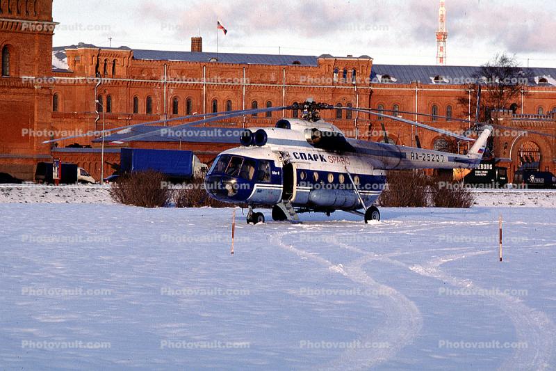 SPARC+ Mil Mi-8T, Russian, Red Square, Moscow, RA-25237, Mil Mi-8 Hip, 1950s