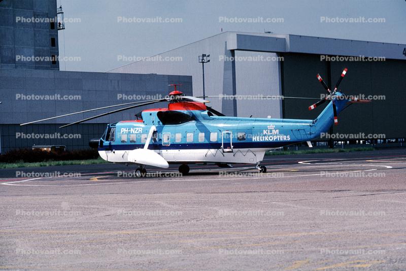 PH-NZR, Sikorsky S-61N Mk.II, KLM Helikopters, Schiphol International Airport, Amsterdam