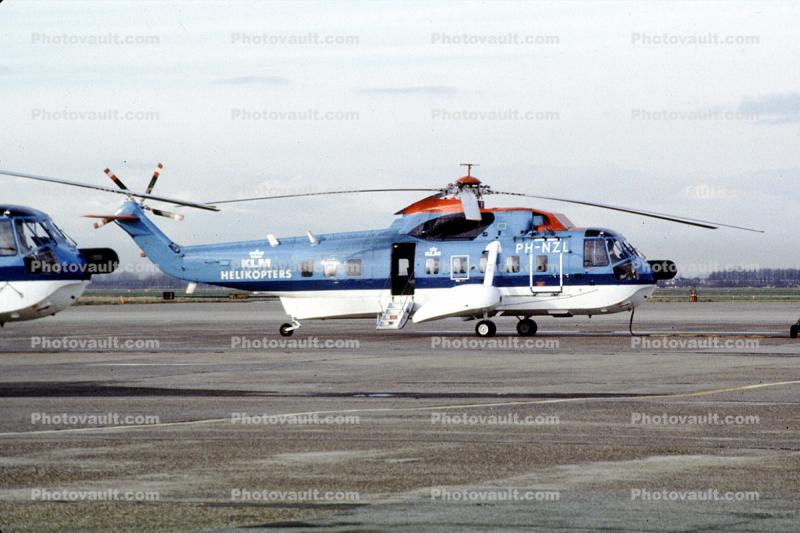 PH-NZL, Sikorsky S-61N Mk.II , KLM Helikopters, Schiphol International Airport, Amsterdam