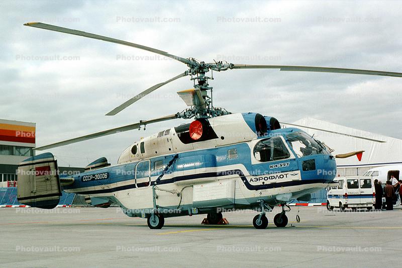 Kamov K32T, Coaxial Rotors, Counter Rotating, Russian, CCCP-30006, Kamov Ka-32, Redhill Air Show, 24/09/1991