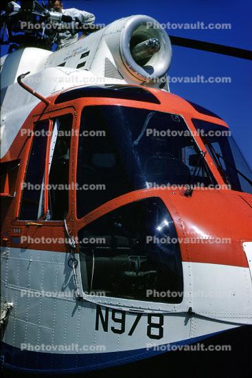 Sikorsky S62A, N978, SFO Helicopter, Airlines, San Francisco & Oakland Helicopter Airlines, Inc. - California, June 1962, 1960s