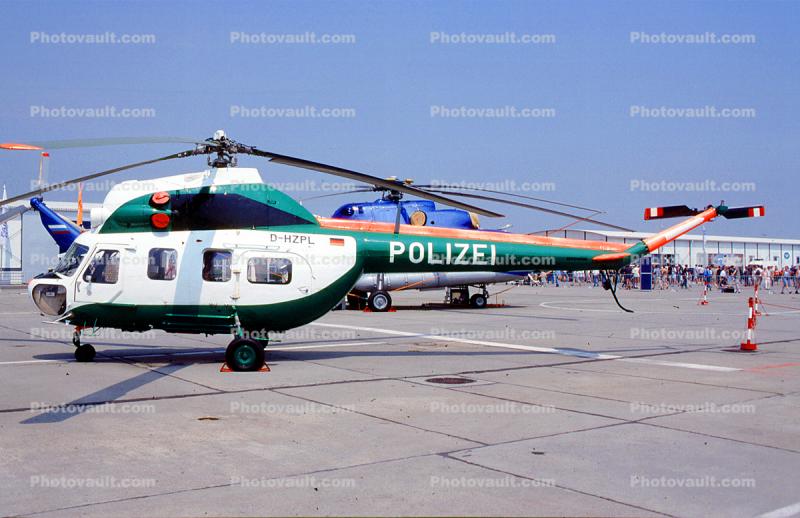 Polizei, PZL-Swidnik Mi-2, German Police, D-HZPL