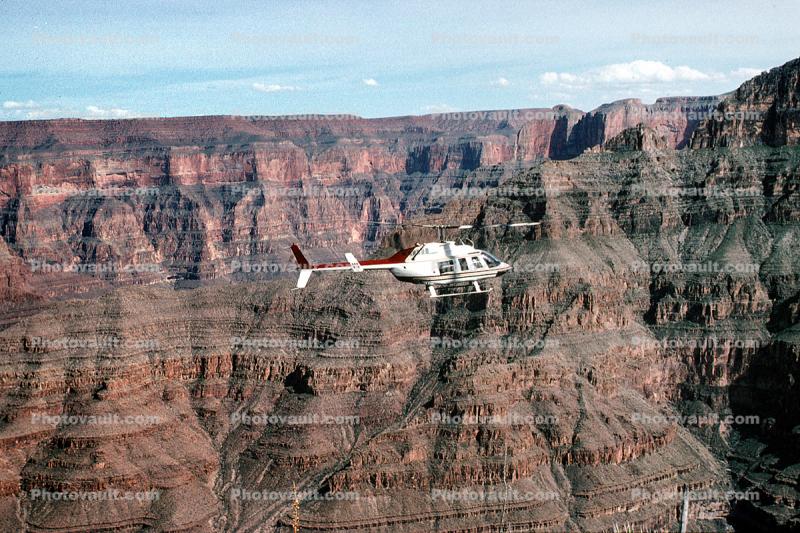 JetRanger flying in the Grand Canyon
