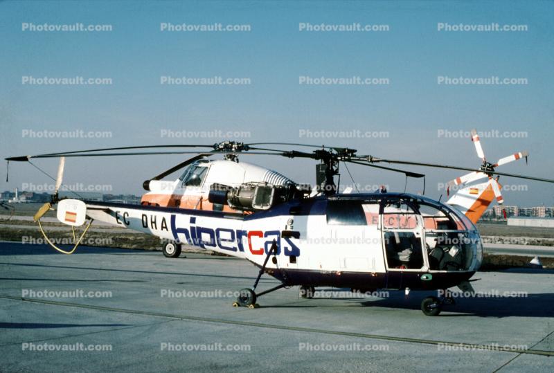 EC-DHA, Hipercas, Aerospatiale SA-316B Alouette III, Spain, Helicsa Helicopteros