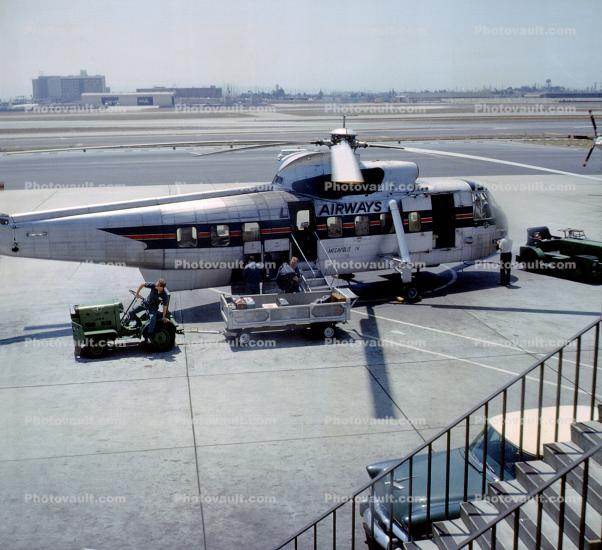 N303Y, Magapolis IV, Los Angeles Airways Helicopter, S-61L, LAA, July 1966