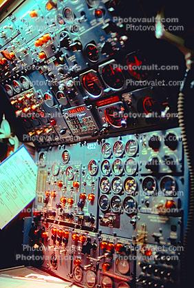 Boeing 727 Flight Engineers Control Panel
