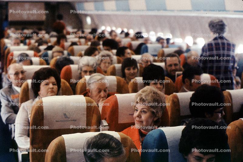 Passenger Seating, Seats, Woman, 1974, 1970s