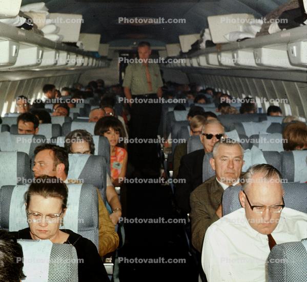 Passengers Seating, Seats, men, woman, 1950s