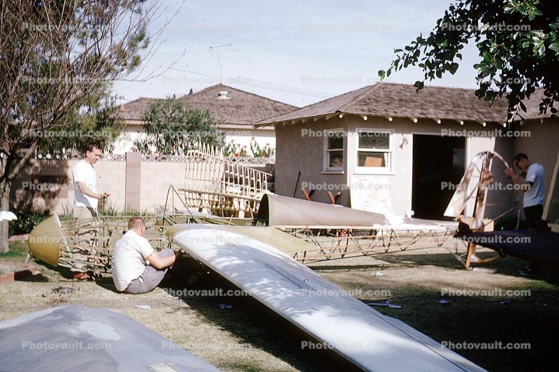 Backyard Aviation, house, home, January 1965, 1960s