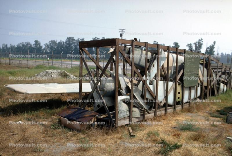 Plane in a crate, October 1966, 1960s