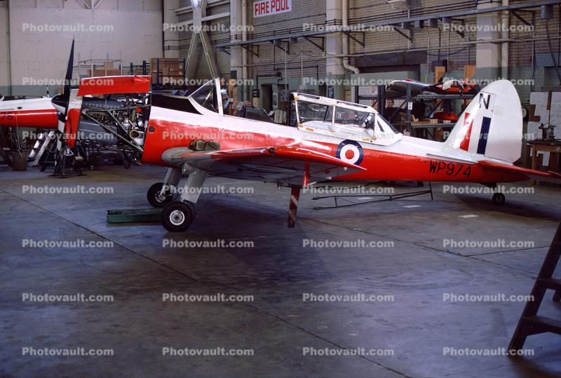 WP974, 3AEF, De Havilland DHC-1 Chipmunk T.10, trainer aircraft, RAF