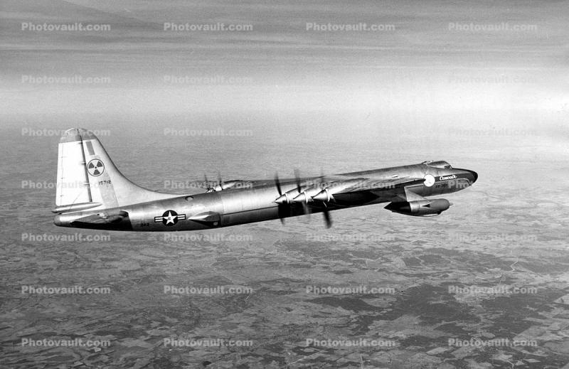 NB-36H with B-50, nuclear powered Bomber, NEVA, 1955