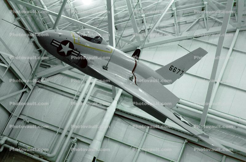 46-677, Northrop X-4 Bantam, Tailless aircraft prototype, Swept-wing, 6677, milestone of flight