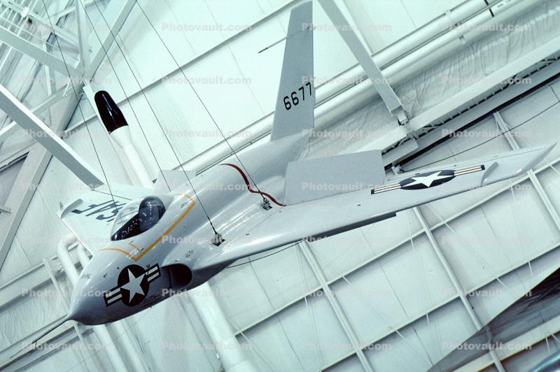 46-677, Northrop X-4 Bantam, Tailless aircraft prototype, Swept-wing, 6677