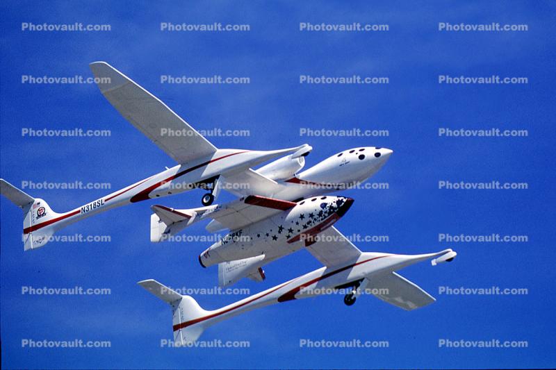 Rutan White Knight and SpaceShipOne, milestone of flight