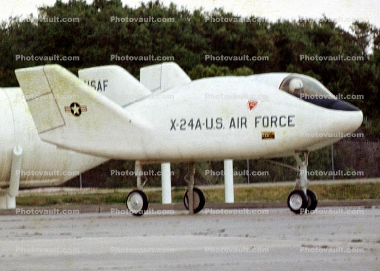 X-24A lifting body, USAF, milestone of flight