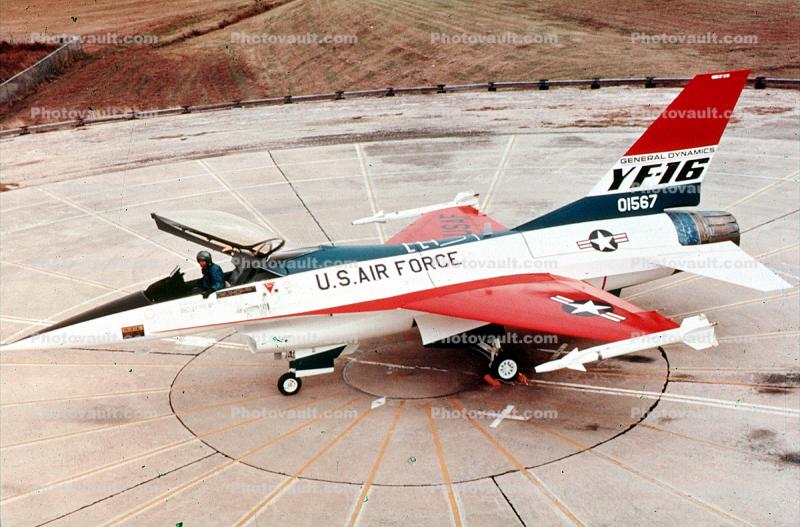 01567, YF-16, USAF