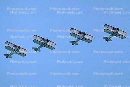 Formation Biplane Flight