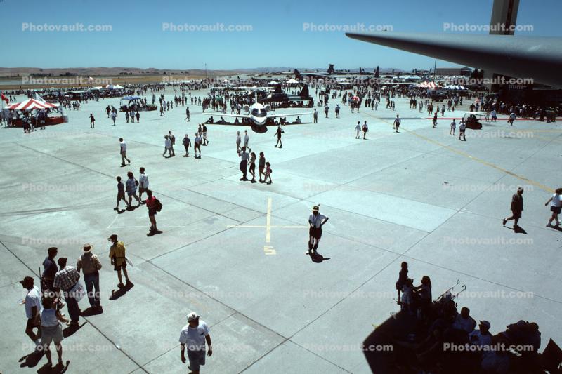 People, Crowds, audience, Spectators, Travis Air Force Base, California