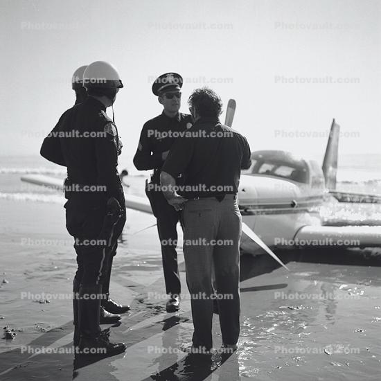 N71LB, Beach Emergency Landing, Meyers Interceptor 400, 1972, Turbo-prop