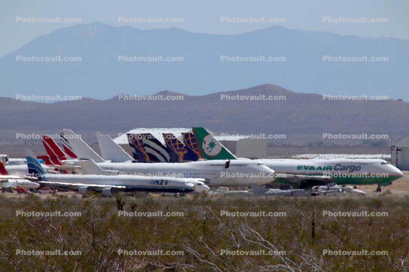 Eva Air Cargo, Tails, Aircraft waiting to be Scrapped