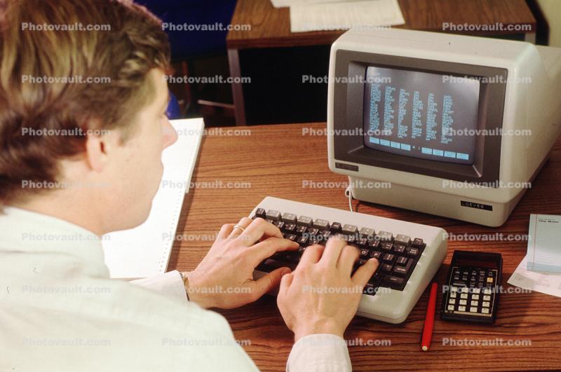 Hewlett Packard 2382A Desktop Data Terminal, July 1982, 1980s