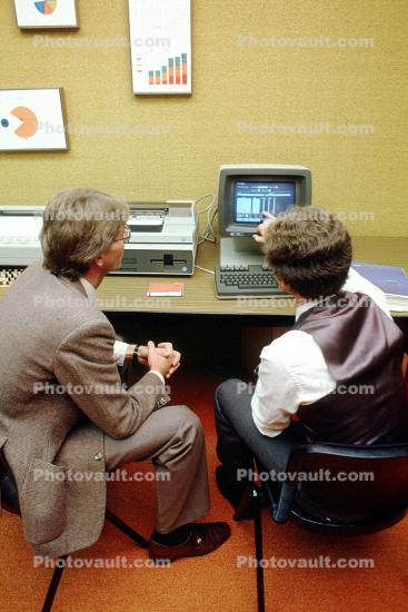 Hewlett Packard 125 Desktop Computer, 100 series, ET Head Monitor, Keyboard, 15 October 1982, 1980s