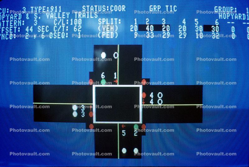 Multinonicx Traffic Control Computer Monitor, 22 September 1983