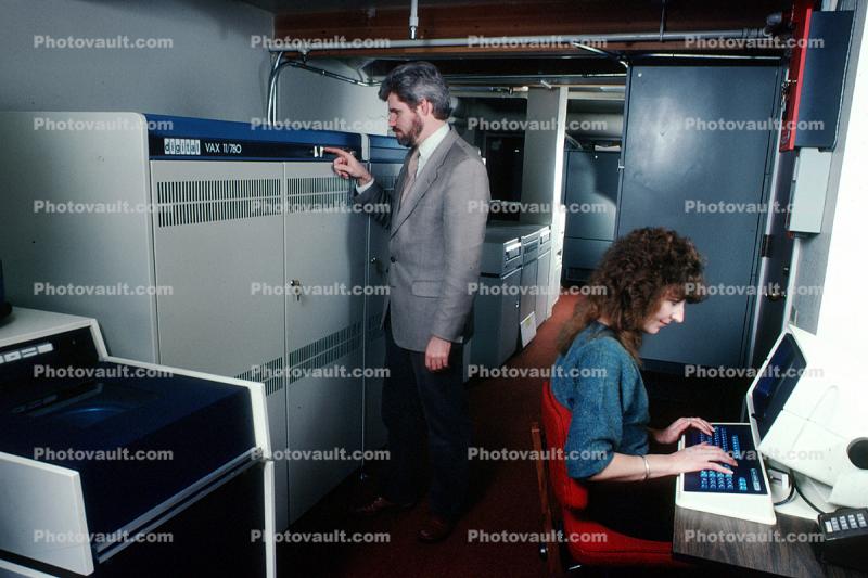 Digital VAX Mainframe, Computer, VAX 11/780, 16 February 1984, 1980s