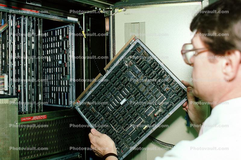 Circuit Boards, Rack, 31 October 1985, 1980s