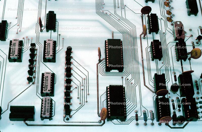 Circuit Board, Diodes, Integrated Circuits, IC-Chips, chips