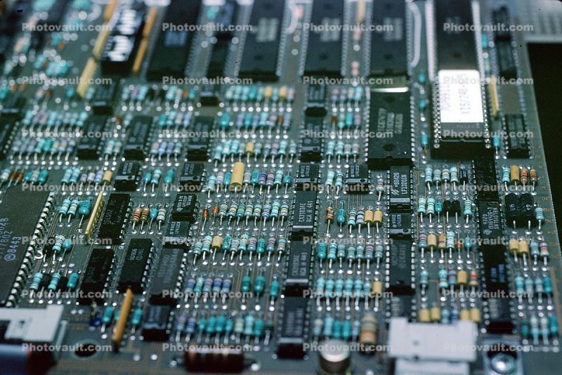 Circuit Board, Diodes, Integrated Circuits, IC-Chips